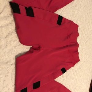 Pop fit hot pink mesh leggings